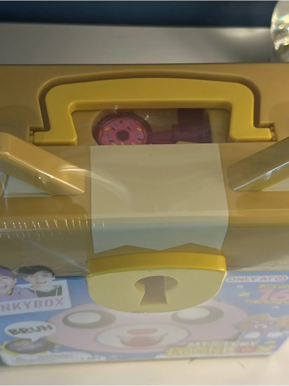 Kids Mystery Lock Toy - Pink and Yellow